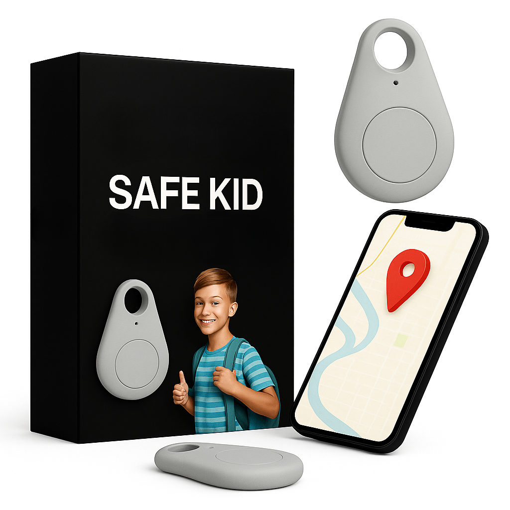Sikker GPS-tracker til børn: Live-placering og SOS-alarm
