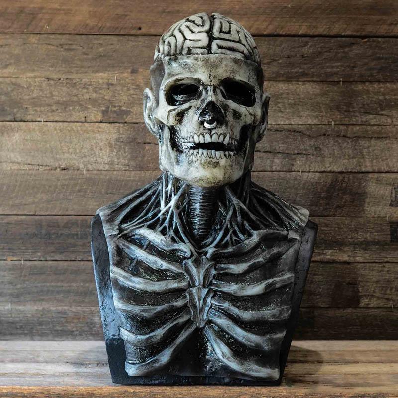 Skræmmende skelet bioman-maske - Realistisk halloweenkostume
