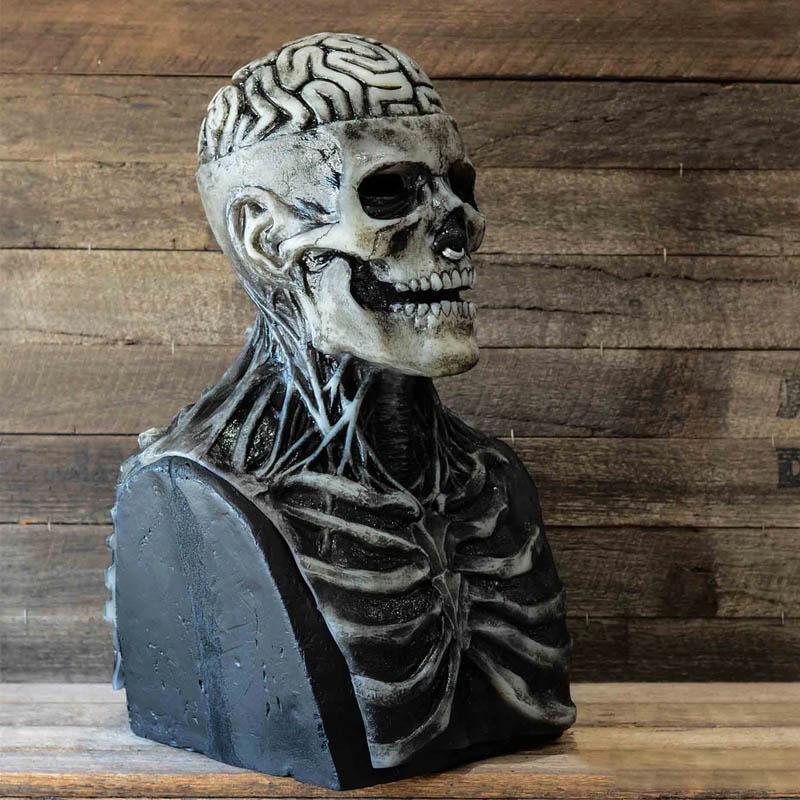 Skræmmende skelet bioman-maske - Realistisk halloweenkostume