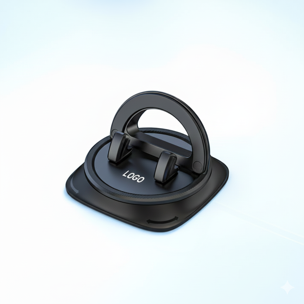 Skridsikker mobilholder til instrumentbræt med 360° rotation