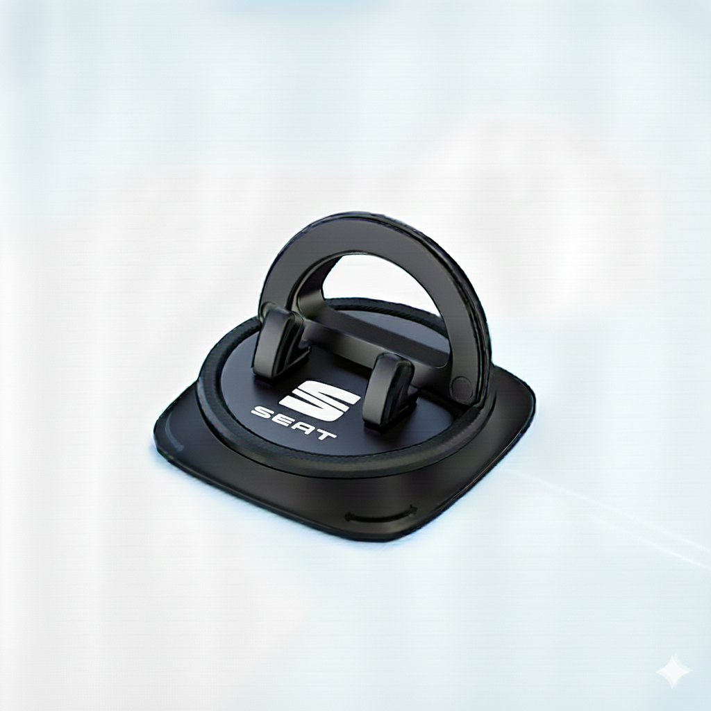 Skridsikker mobilholder til instrumentbræt med 360° rotation