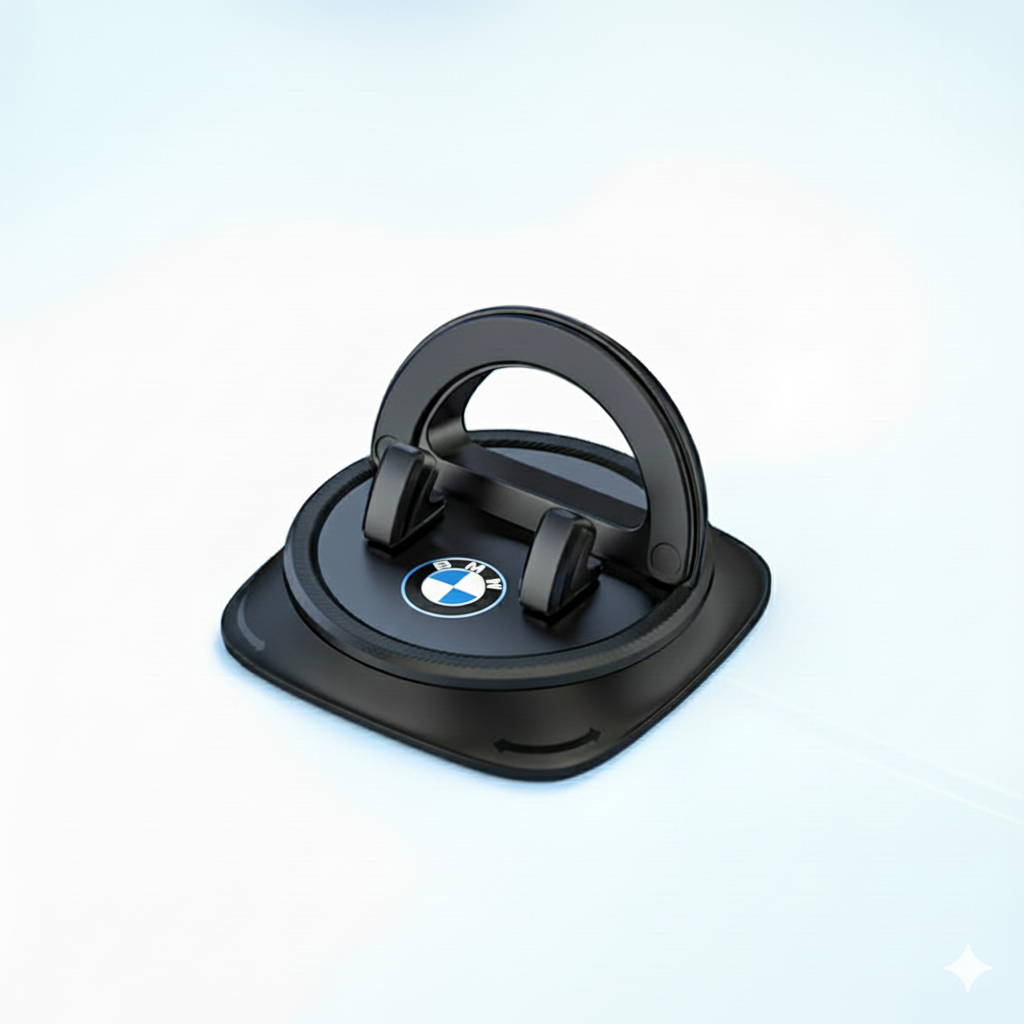 Skridsikker mobilholder til instrumentbræt med 360° rotation