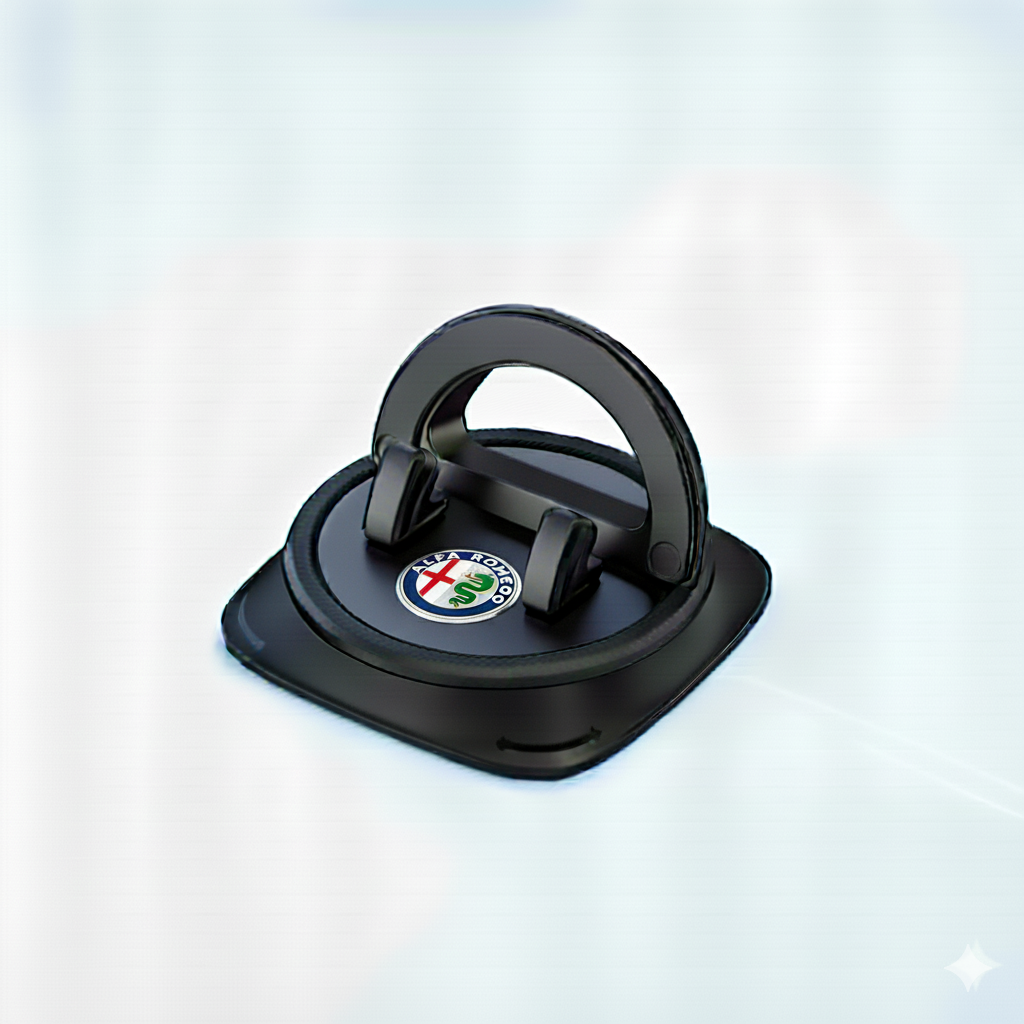 Skridsikker mobilholder til instrumentbræt med 360° rotation