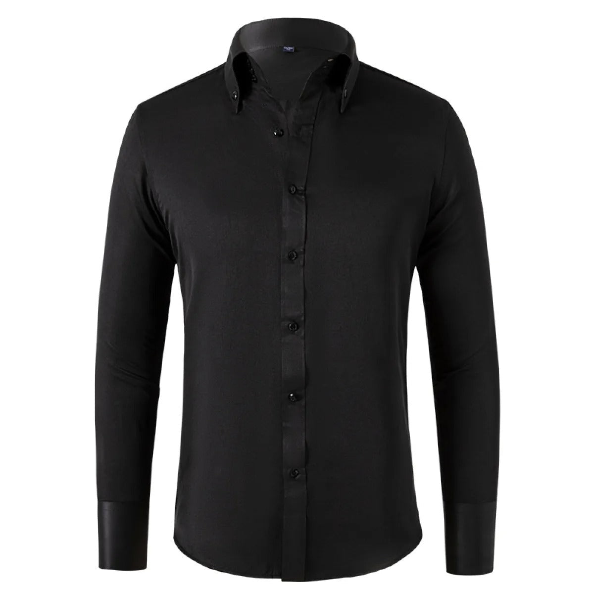 Slim fit button-down herreskjorte