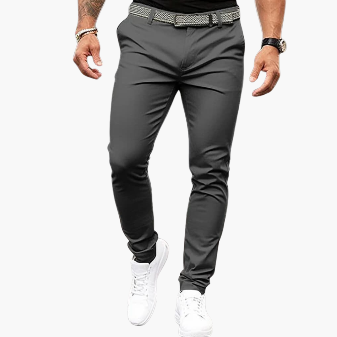 Slim fit chinobukser til herrer