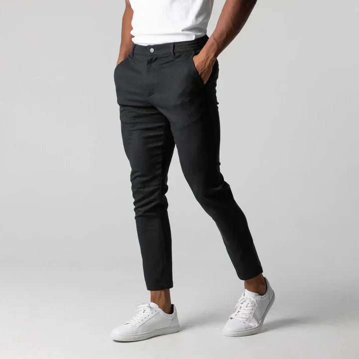 Slim fit chinos til mænd
