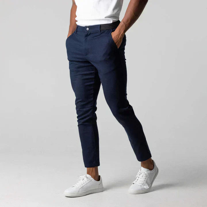 Slim fit chinos til mænd