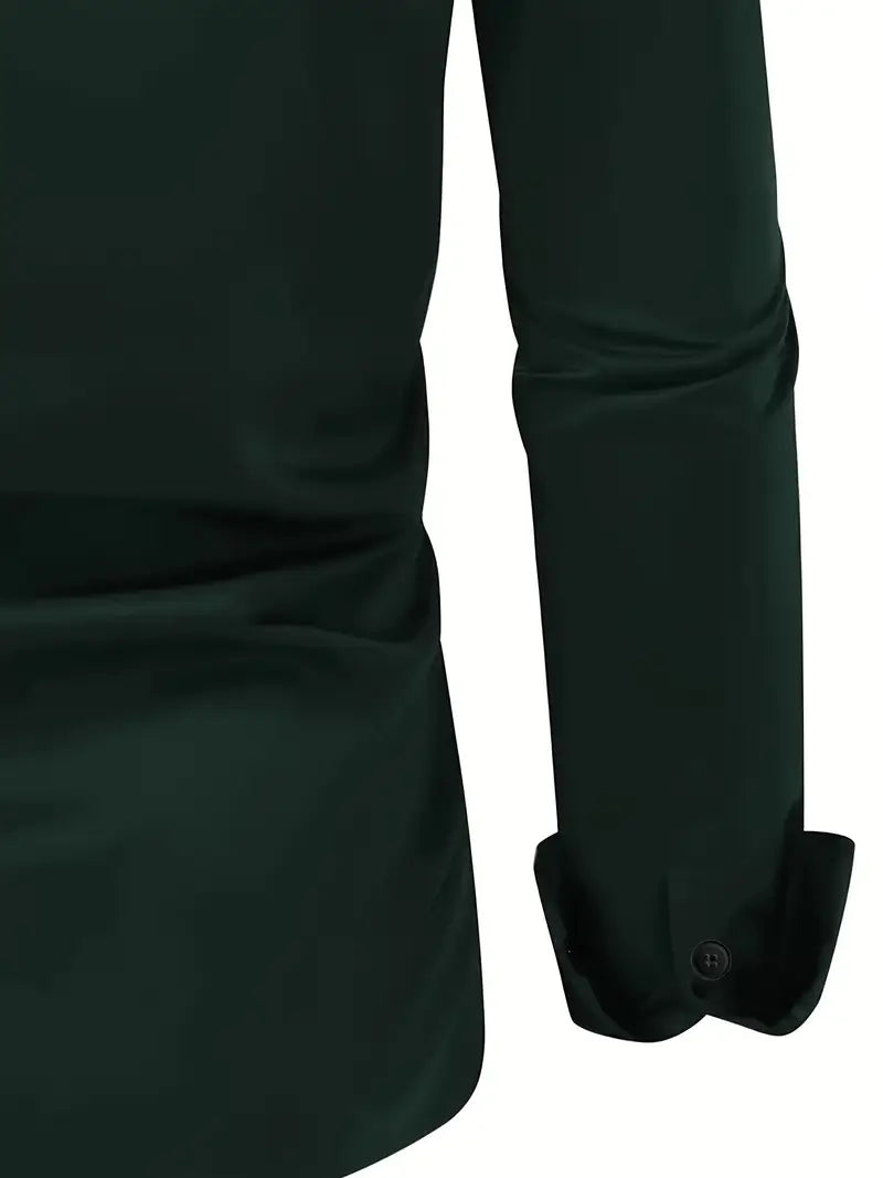 Slim fit habitskjorte til mænd