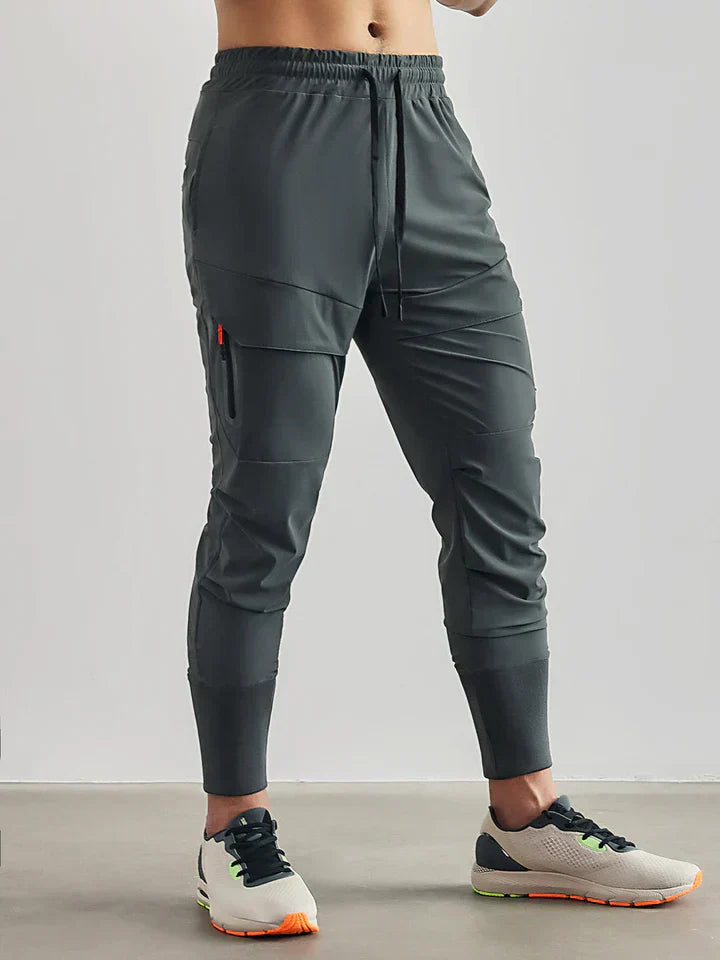 Slim fit-joggingbukser med cargolommer til mænd