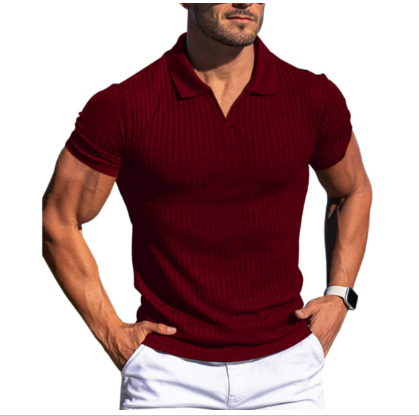 Slim-fit poloshirt til herrer