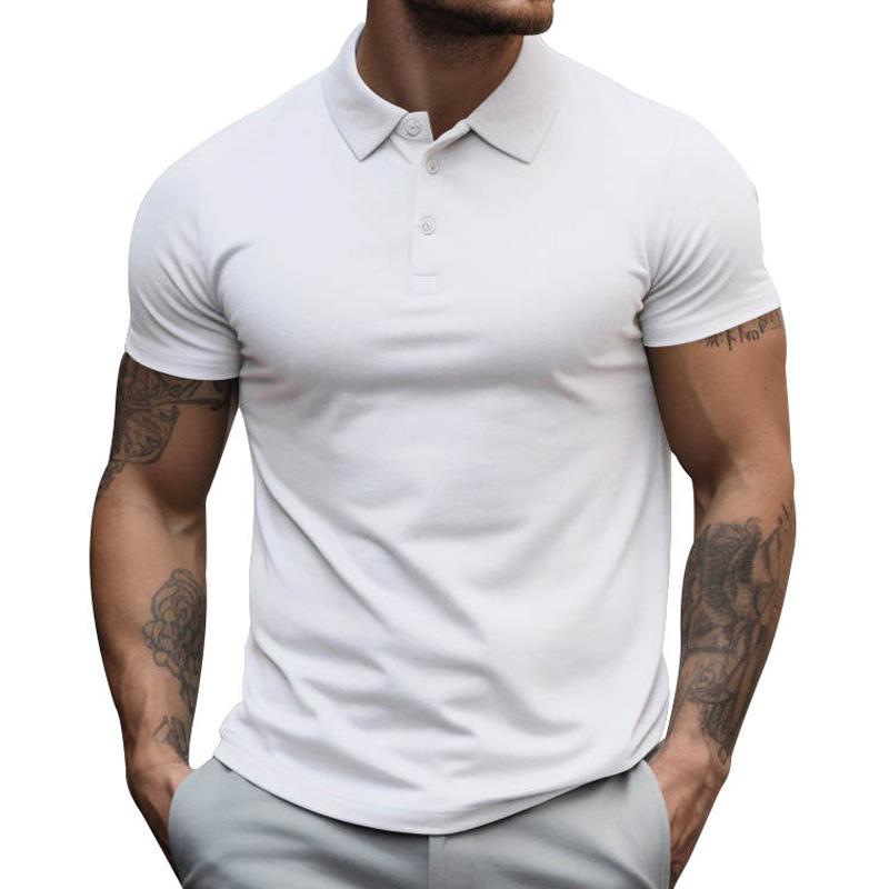 Slim fit poloshirt til mænd