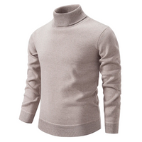 Slim fit rullekravetrøje til mænd