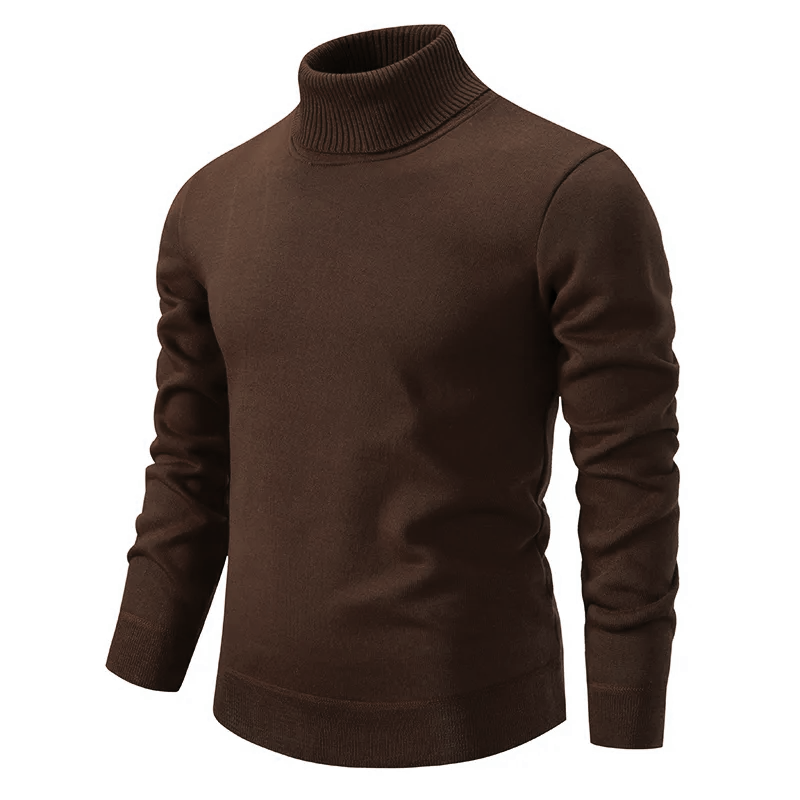 Slim fit rullekravetrøje til mænd
