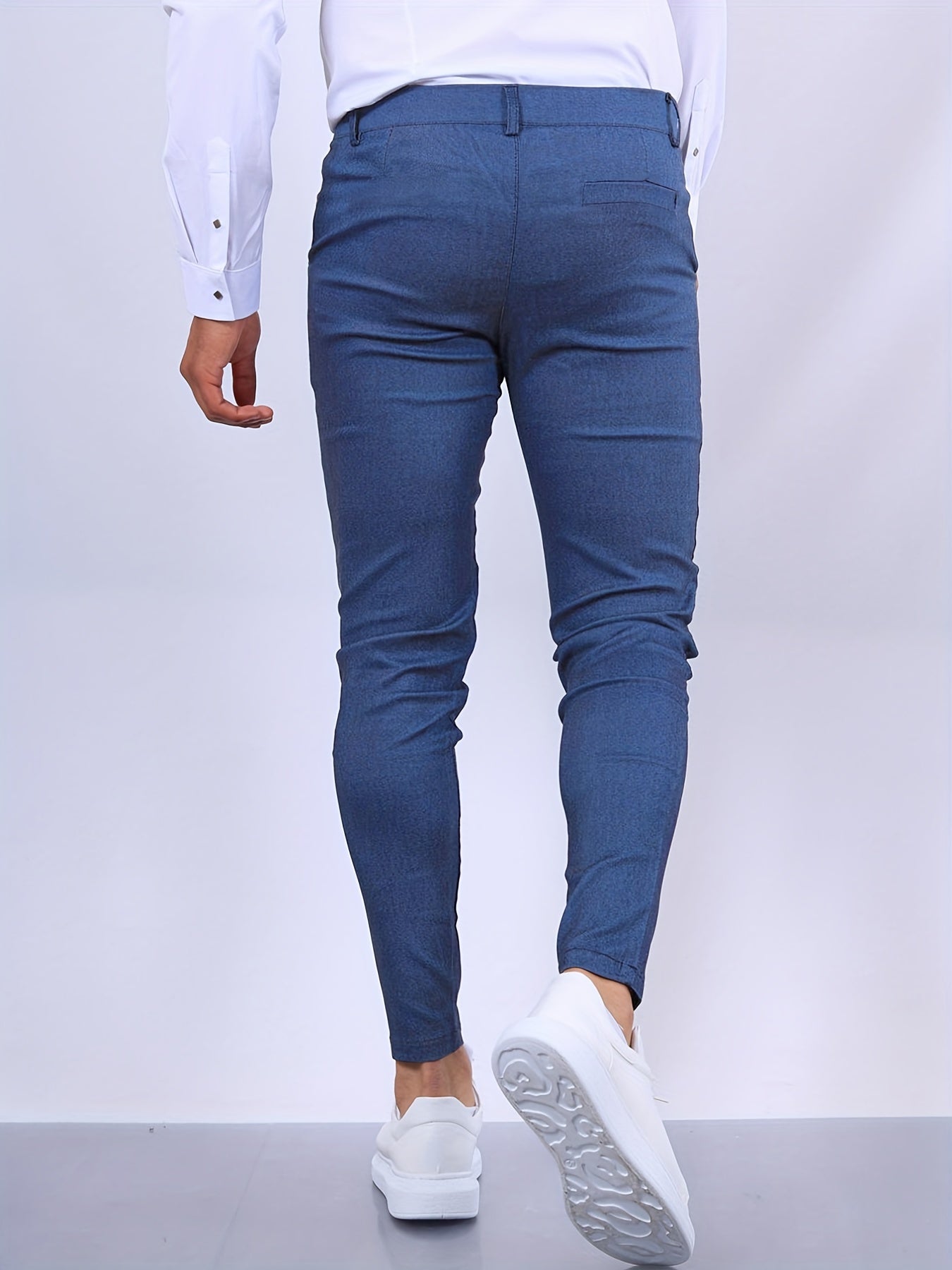Slim fit stretch-herrebukser til hverdag og pænt brug