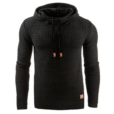 Slim fit vinterhættetrøje til mænd