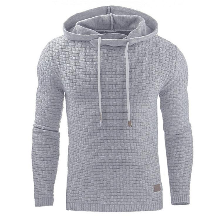 Slim fit vinterhættetrøje til mænd