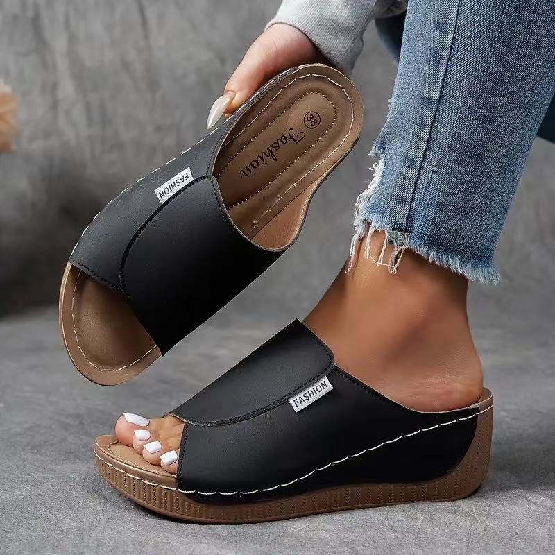 Slip-in kilesandaler til damer