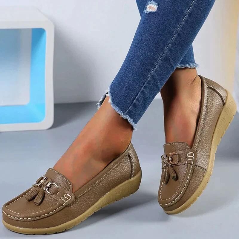 Slip-on loafers til damer