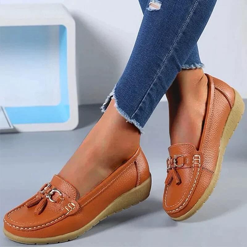 Slip-on loafers til damer