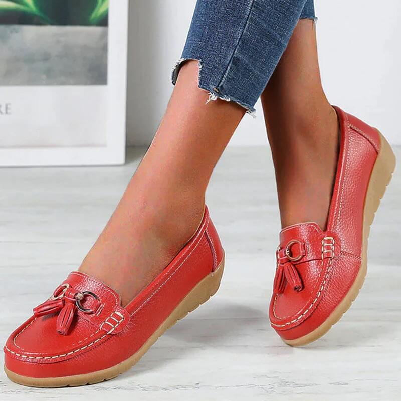 Slip-on loafers til damer