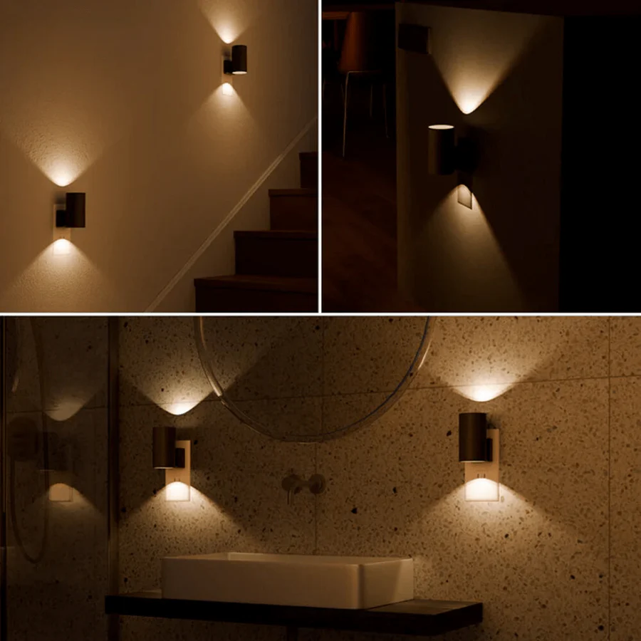Smart LED-lampe med automatisk sensor