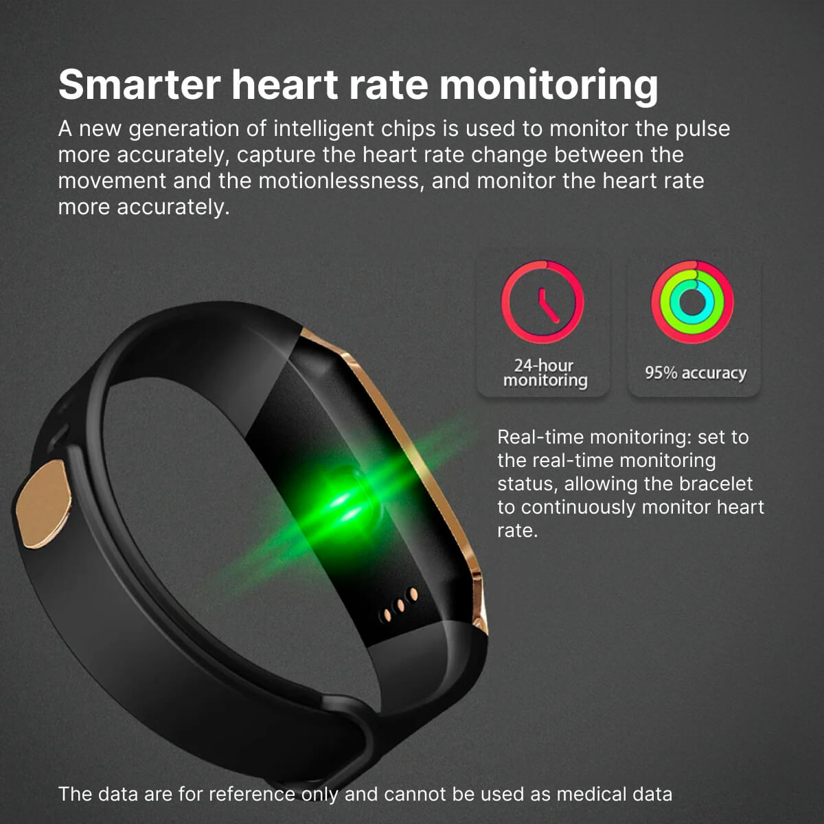Smartwatch med blodtryks- og pulsmåler