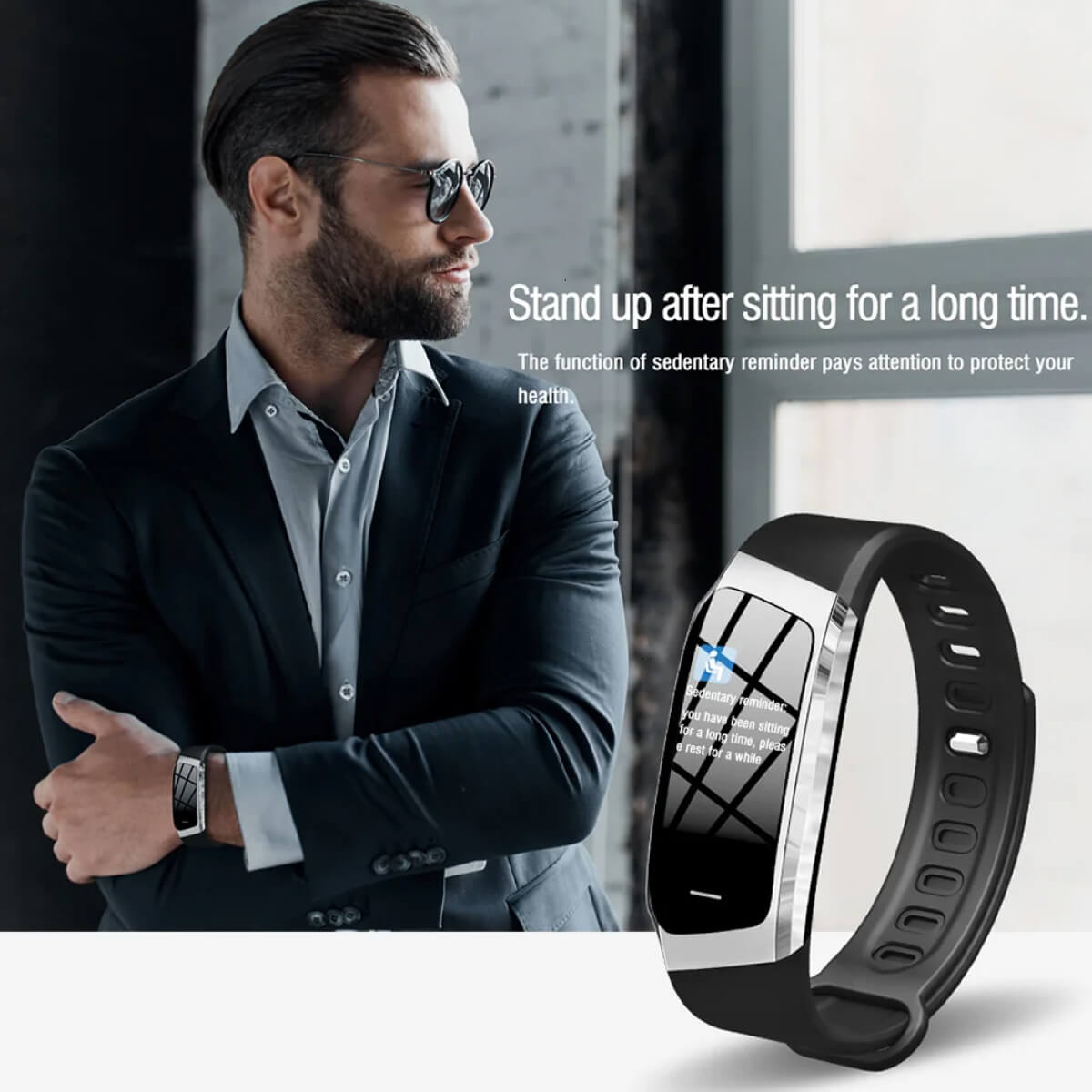 Smartwatch med blodtryks- og pulsmåler