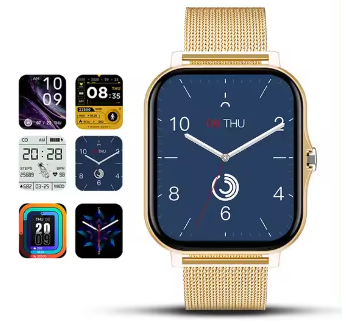 Smartwatch til damer med meshrem