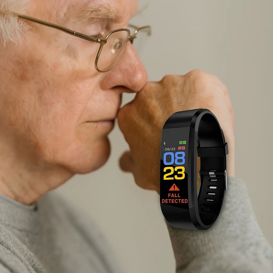 Smartwatch til seniorer – Faldregistrering – Sundhedsovervågning – GPS-tracker – Sikkerhed til ældre