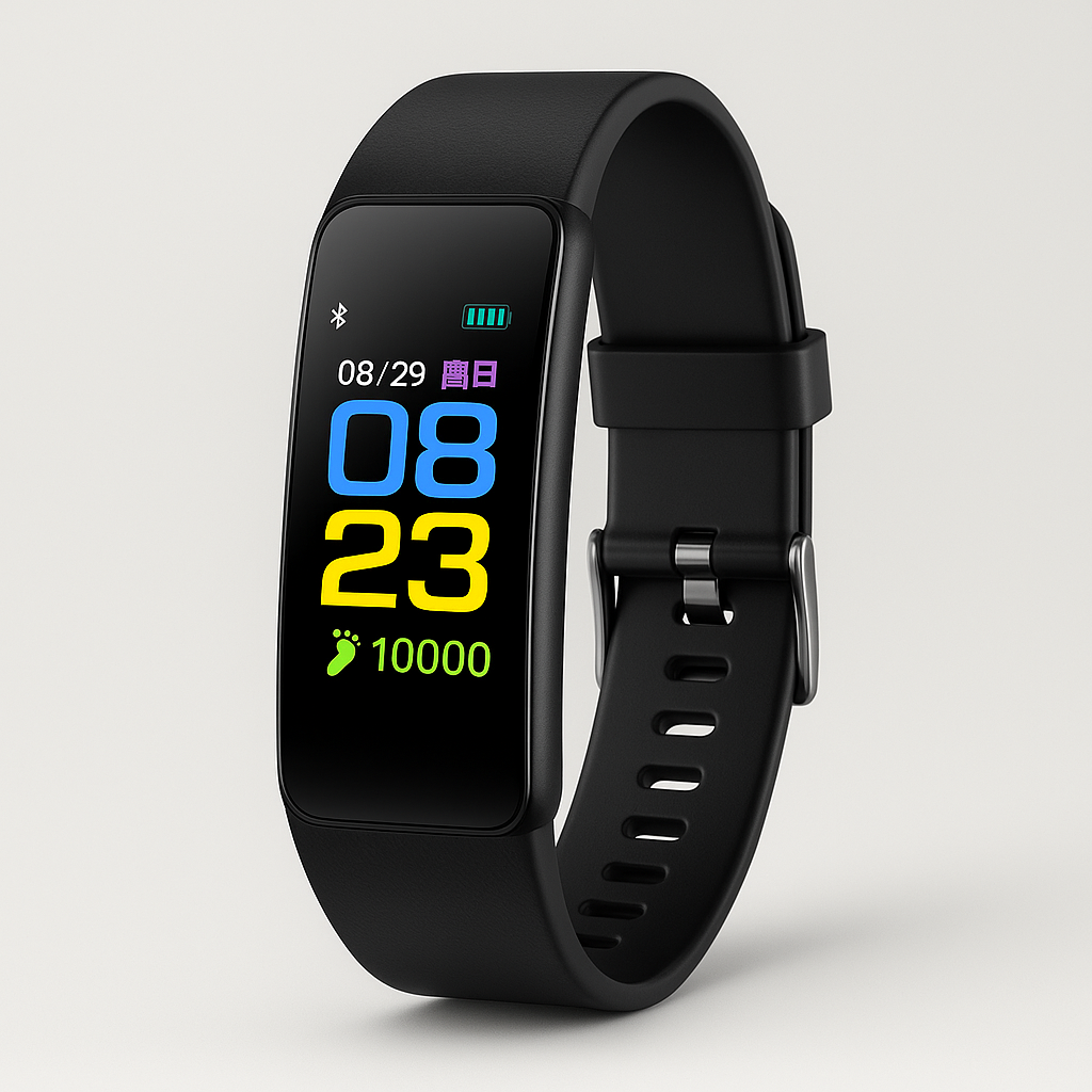 Smartwatch til seniorer med sundheds- og fitnessovervågning