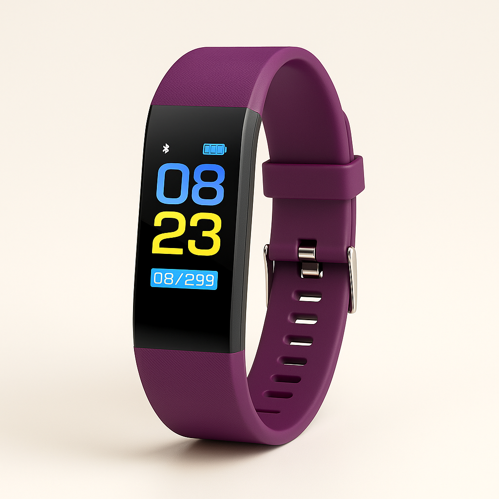 Smartwatch til seniorer med sundheds- og fitnessovervågning