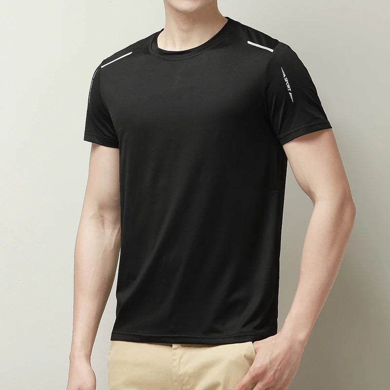 Sportst-shirt til mænd - Åndbar og reflekterende