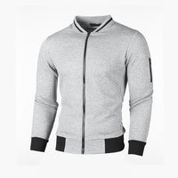 Sporty slim fit cardigan til mænd