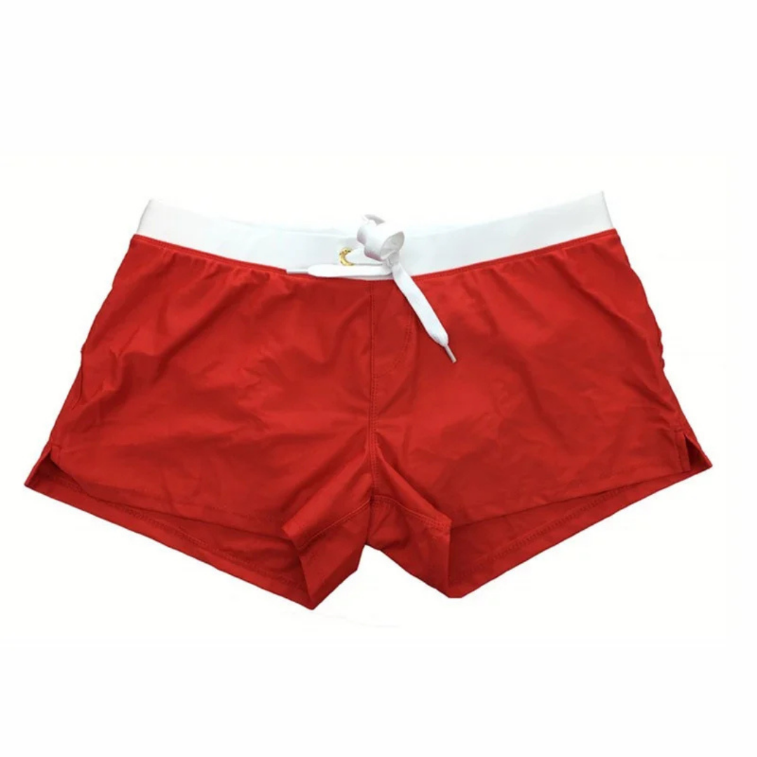 Square-cut badebukser til mænd