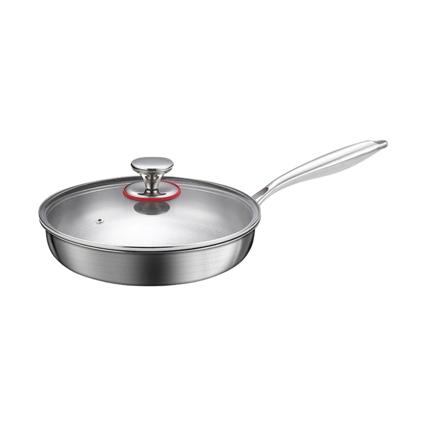 Stegepande i ren titanium med hamret struktur – Naturlig non-stick, uden belægning, egnet til induktion