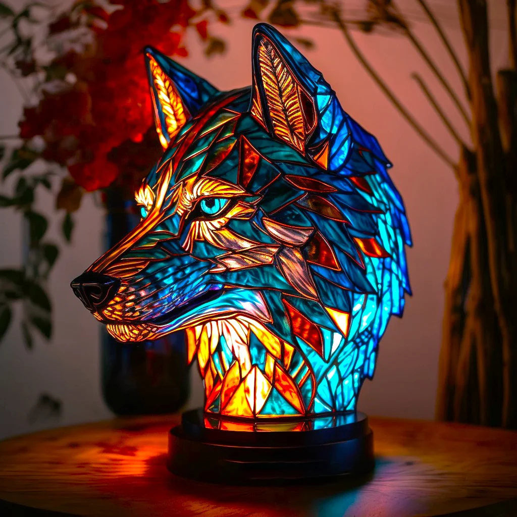 Stilfuld dekorativ lampe med kunstnerisk form og stemningslys