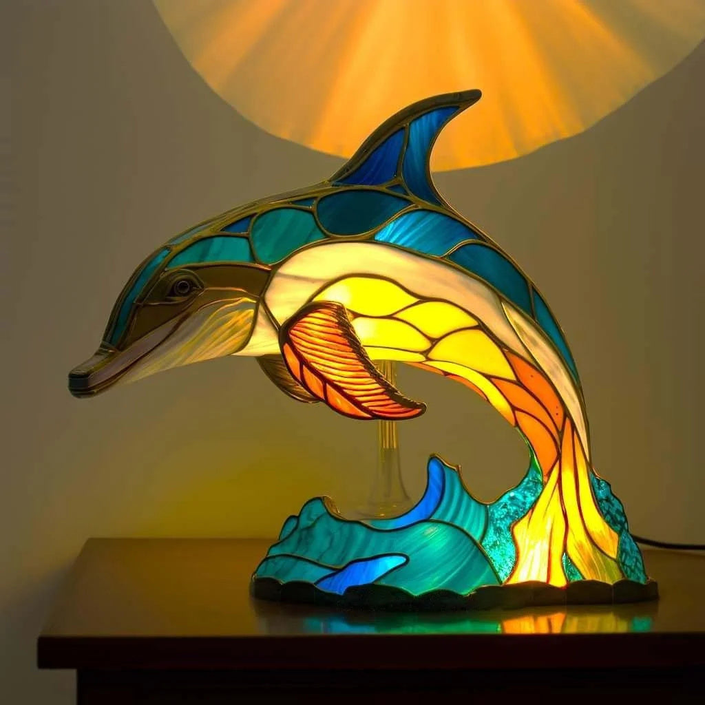 Stilfuld dekorativ lampe med kunstnerisk form og stemningslys