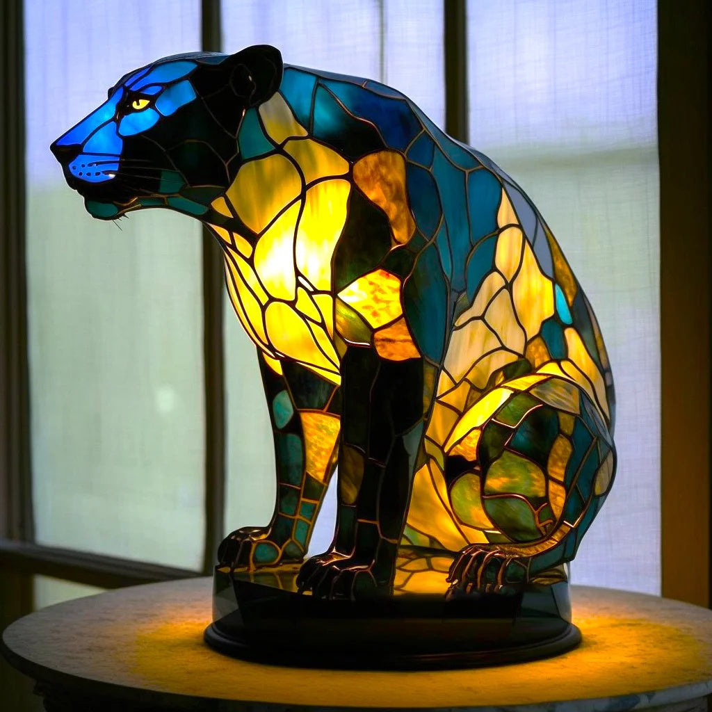 Stilfuld dekorativ lampe med kunstnerisk form og stemningslys