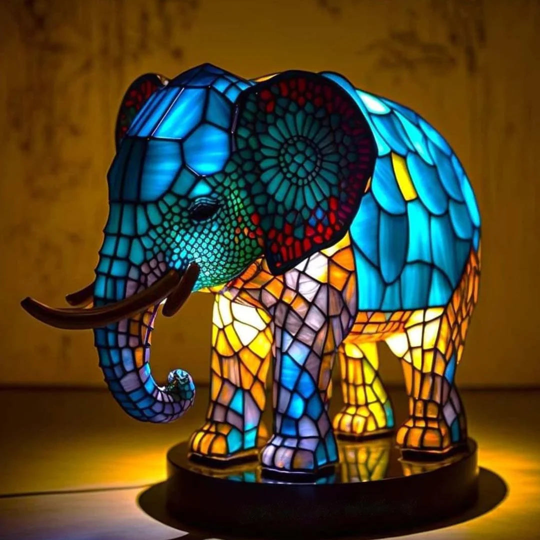 Stilfuld dekorativ lampe med kunstnerisk form og stemningslys