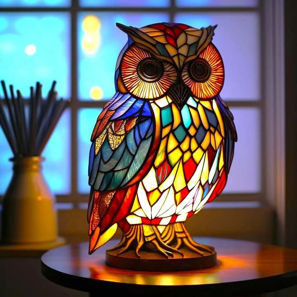 Stilfuld dekorativ lampe med kunstnerisk form og stemningslys