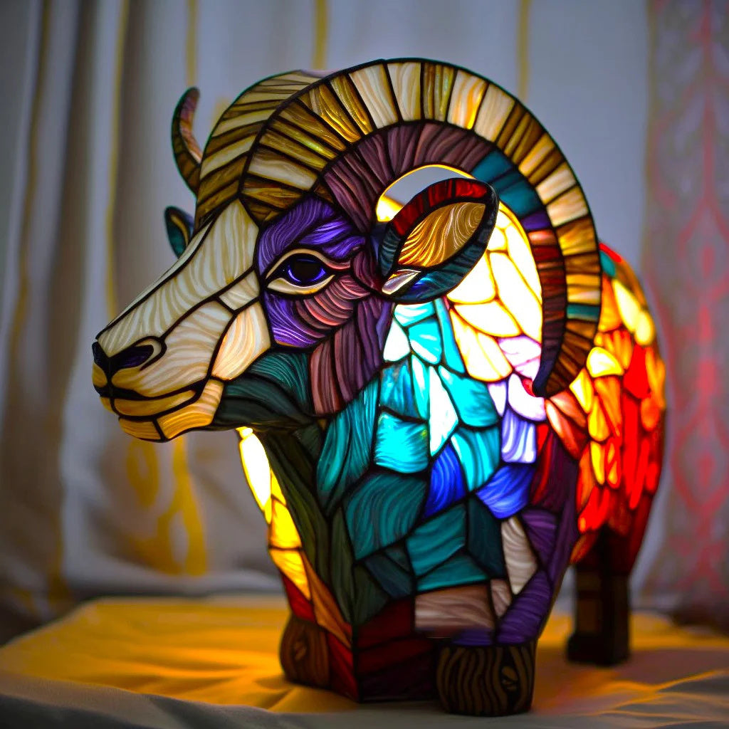 Stilfuld dekorativ lampe med kunstnerisk form og stemningslys