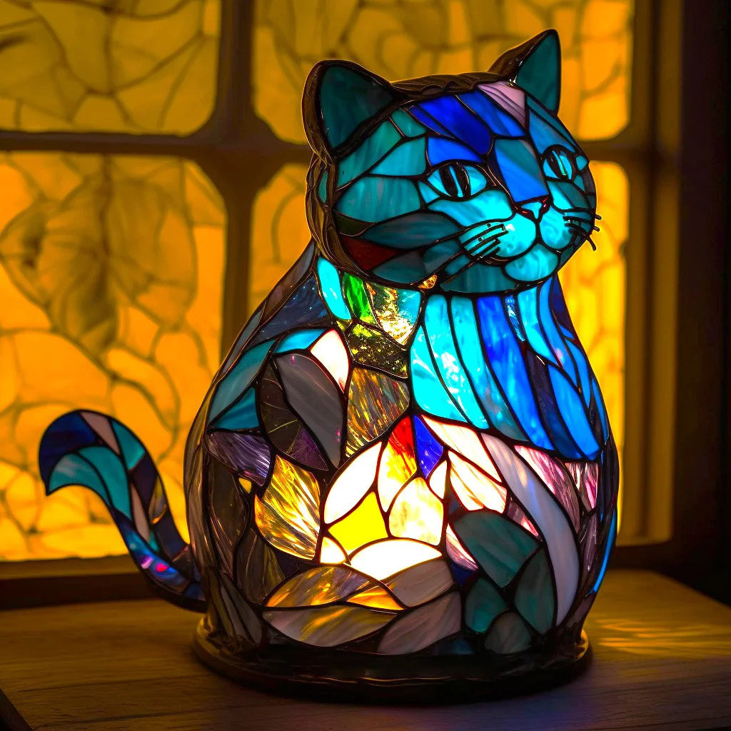 Stilfuld dekorativ lampe med kunstnerisk form og stemningslys