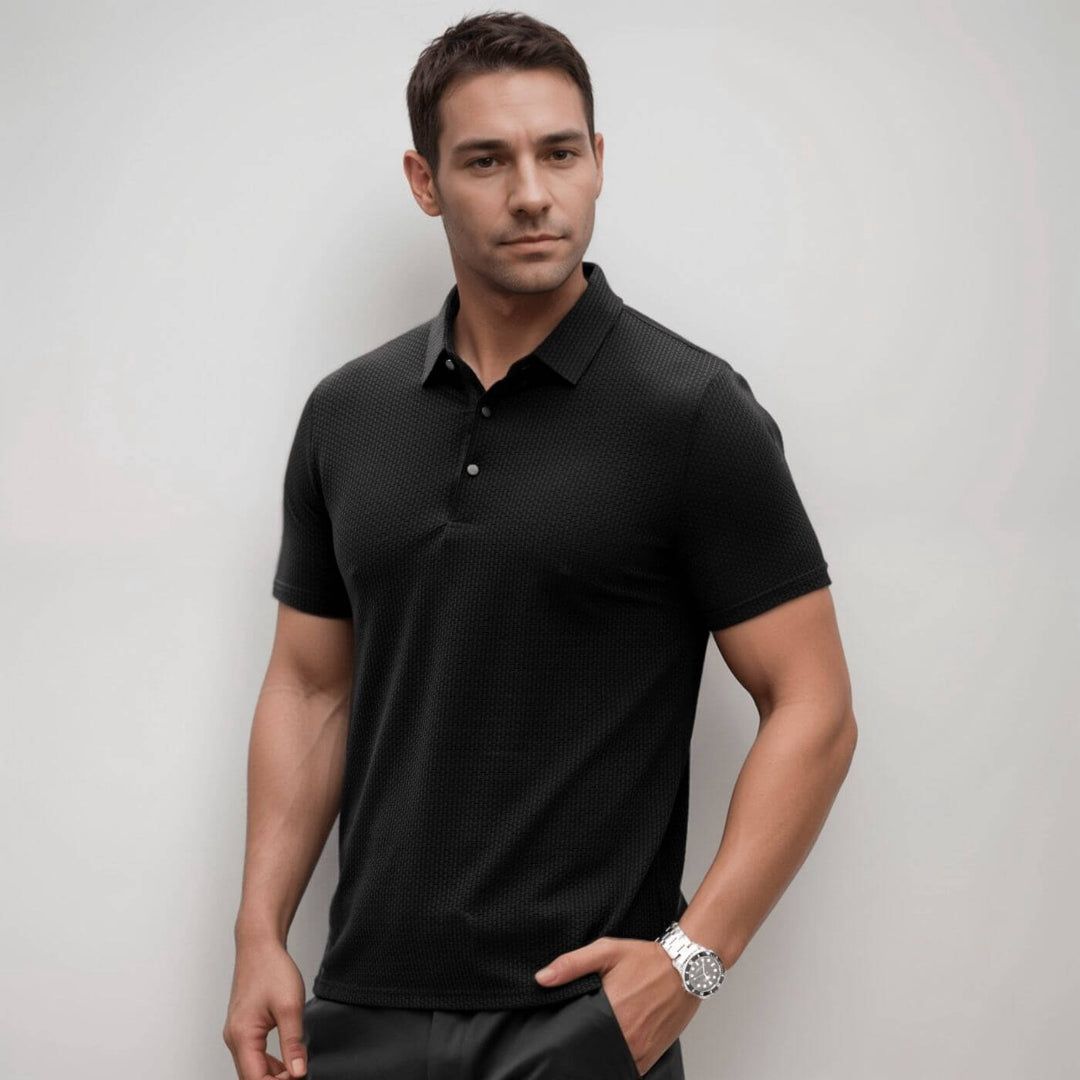 Stilfuld performance-poloshirt til mænd