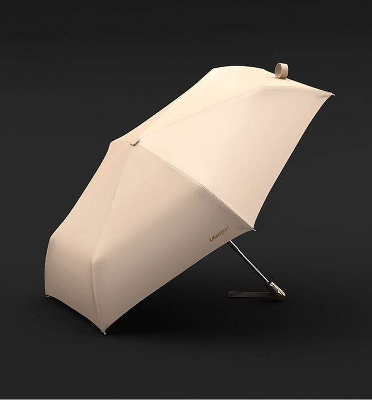 Stilfuld solparasol med UV-beskyttelse, let og bærbar, vindbestandig, automatisk åbning, hurtigtørrende