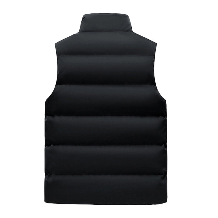 Stilfuld vest med pels til mænd
