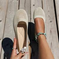 Stilfulde flade slip-on-sko til damer for sommerkomfort