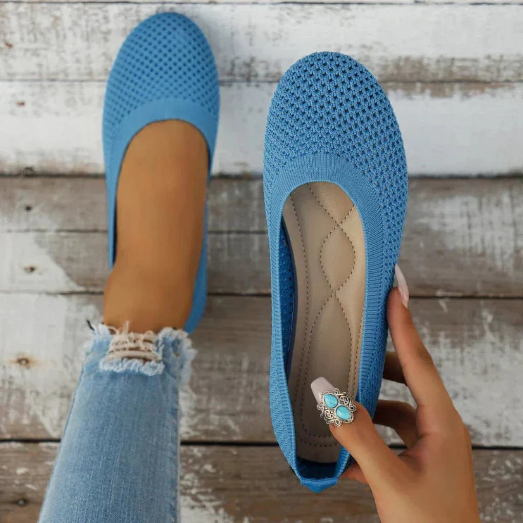 Stilfulde flade slip-on-sko til damer for sommerkomfort