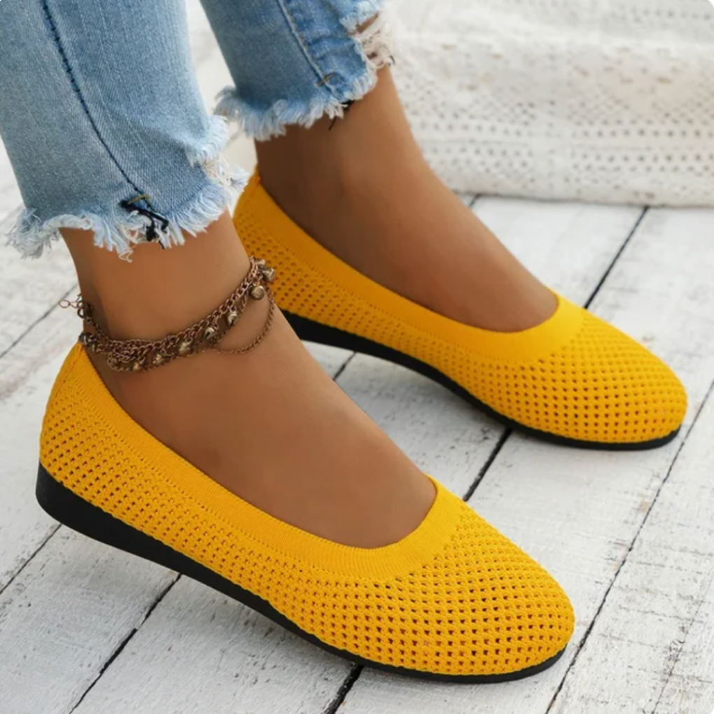 Stilfulde flade slip-on-sko til damer for sommerkomfort
