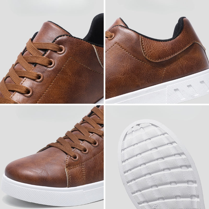 Stilfulde sneakers i kunstlæder til mænd