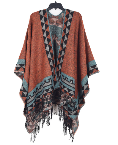 Strikket poncho | Stilfuld & varm